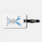 Paashaas met een strik Stropdas Bagagelabel (Achterkant horizontaal)