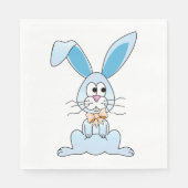 Paashaas met een strik Stropdas Servet (Voorkant)