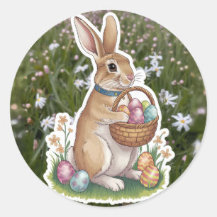 Paashaas met ei Sticker