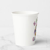 Paashaas met eiermand papieren bekers (Rechts)