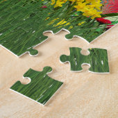 Paashaas met geschilderde eieren / Schattige kinde Legpuzzel (Zijkant)