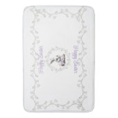 Paashaas met mand van eieren Badmat (Voorkant Verticaal)