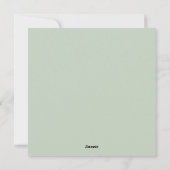 Paashaas met mand van eieren Schattige voorjaar Feestdagenkaart (Achterkant)