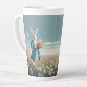 Paashaas met paaseieren Gelukkig Pasen Latte Mok