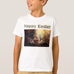 Paashaas met paaseieren Happy Easter T-shirt