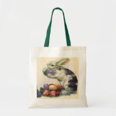 paashaas met paaseieren in een mand tote bag (Voorkant)