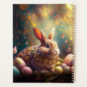 Paashaas met paaseieren planner (Achterkant)