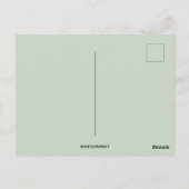  paashaas met paraplu briefkaart (Achterkant)