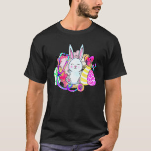 Paashaas Met Stethoscoop En Paaseieren Verpleegste T-shirt