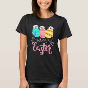 Paashaas Met Stethoscoop En Paaseieren Verpleegste T-shirt