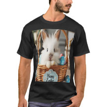 Paashaas met zijn eieren.