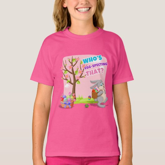 Paashaas Mischief Girl's T-shirt (Voorkant)