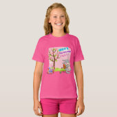 Paashaas Mischief Girl's T-shirt (Voorkant volledig)