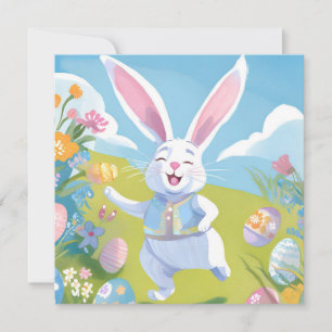 Paashaas Mooie Paas Pastel Kleur Wilde Bloemen K
