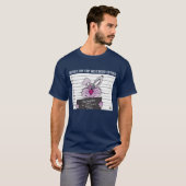 Paashaas Navy Mannen T-shirt (Voorkant volledig)