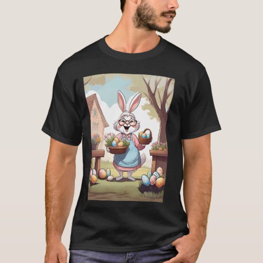 Paashaas Oma Pasen T-shirt (Voorkant)