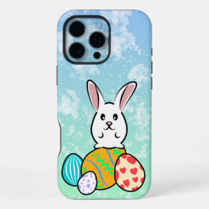 Paashaas op paaseieren iPhone 16 pro max hoesje