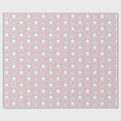 paashaas op poka dots cadeaupapier (Vlak)