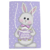 paashaas op poka dots medium cadeauzakje (Voorkant)