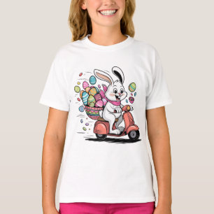 Paashaas op scooter Tshirt