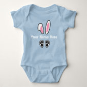 Paashaas Oren Baby Jongens Bodysuit (Voorkant)