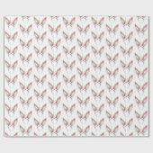 Paashaas oren | Hoppy Holiday Wrapping Paper Cadeaupapier (Vlak)