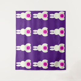 Paashaas Paarse Wandtapijten Wandkleed