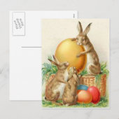  Paashaas Paaseieren Paas Kaart (Voorkant / Achterkant)