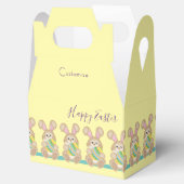 Paashaas parade gunstbox bedankdoosjes (Geopend)