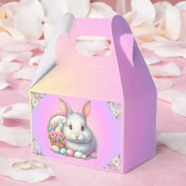 Paashaas pastel bedankdoosjes