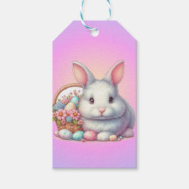  paashaas pastel cadeaulabel