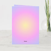 Paashaas  pastel kaart (Achterkant)