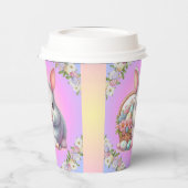 Paashaas  pastel papieren bekers (Links)