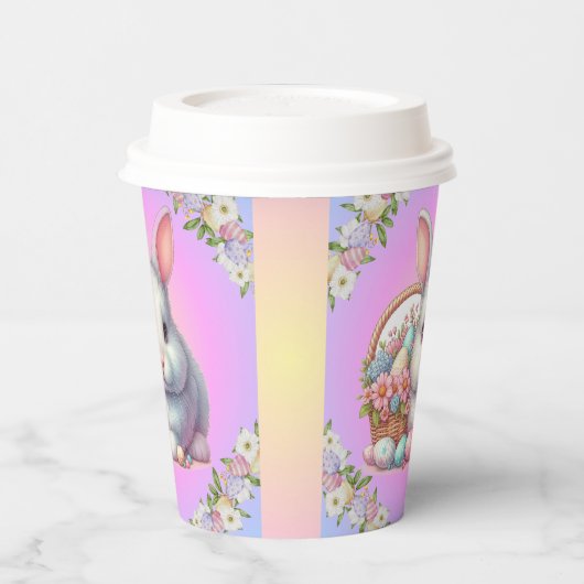 Paashaas  pastel papieren bekers (Links)