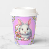 Paashaas  pastel papieren bekers (Voorkant)