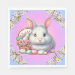 Paashaas  pastel servet