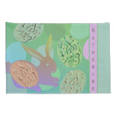 Paashaas pasteleieren Kussensloop (Achterkant-Rechts)