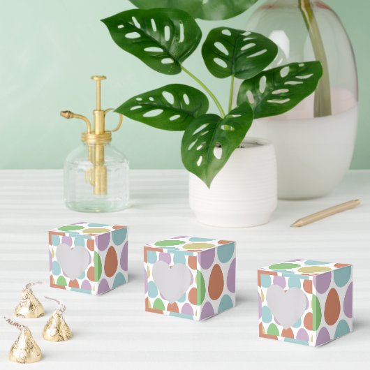 Paashaas patroon gunstbox bedankdoosjes (Meervoudige)