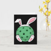 Paashaas Pickleball - Leuke Pickle Ball R Kaart (Gele Bloem)