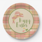 Paashaas Plaid Papier Bord (Voorkant)