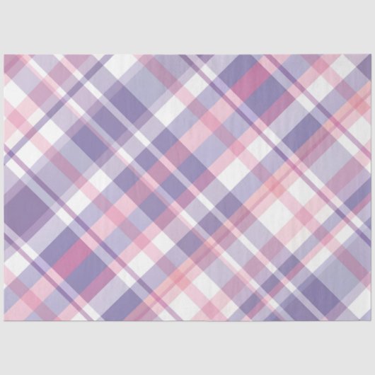 Paashaas Plaid Serie Ontwerp #17 Tissuepapier (Voorkant)