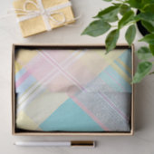 Paashaas Plaid Serie Ontwerp #25 Tissuepapier (Geschenk)