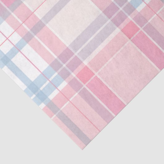 Paashaas Plaid Serie Ontwerp #5 Tissuepapier (Detail)