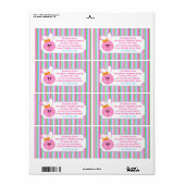 Paashaas poep party gunst Sticker (Full Sheet)