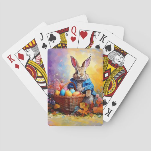 Paashaas Pokerkaarten (Achterkant)