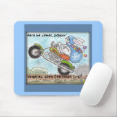 Paashaas Poppin’ Wheelies Muismat (Met muis)