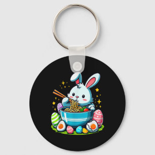 Paashaas Ramen Kawaii Japanse Noedel Vrouwen Ki Sleutelhanger