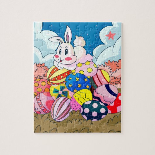 Paashaas Reuzen Ei Berg Legpuzzel (Verticaal)