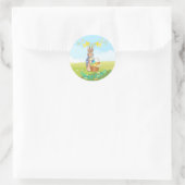 Paashaas Ronde Sticker (Tas)