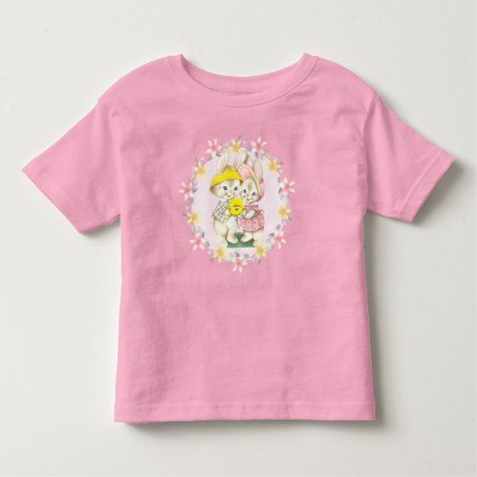  paashaas roze paashaas kinder shirts (Voorkant)